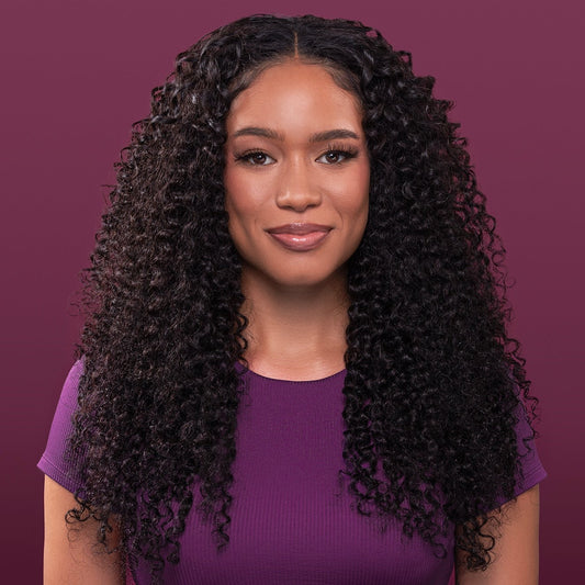 Gene U-Part Wig featuring soft, loose waves that blend naturally for a relaxed and effortless style.